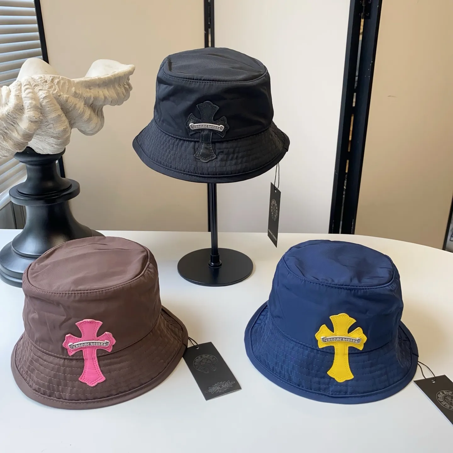 🆕25 new style ⚜️Croatia sheepskin silver-plated fisherman’s hat 🛒High quality star internet celebrity same style ✨Black, navy blue, coffee color